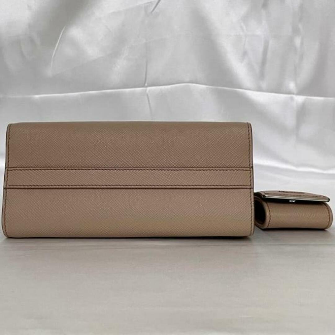 PRADA - プラダ チェーン ショルダーバッグ ベージュ 1BD127 美 PRADA - プラダ チェーン ショルダーバッグ ベージュ 1BD127 美