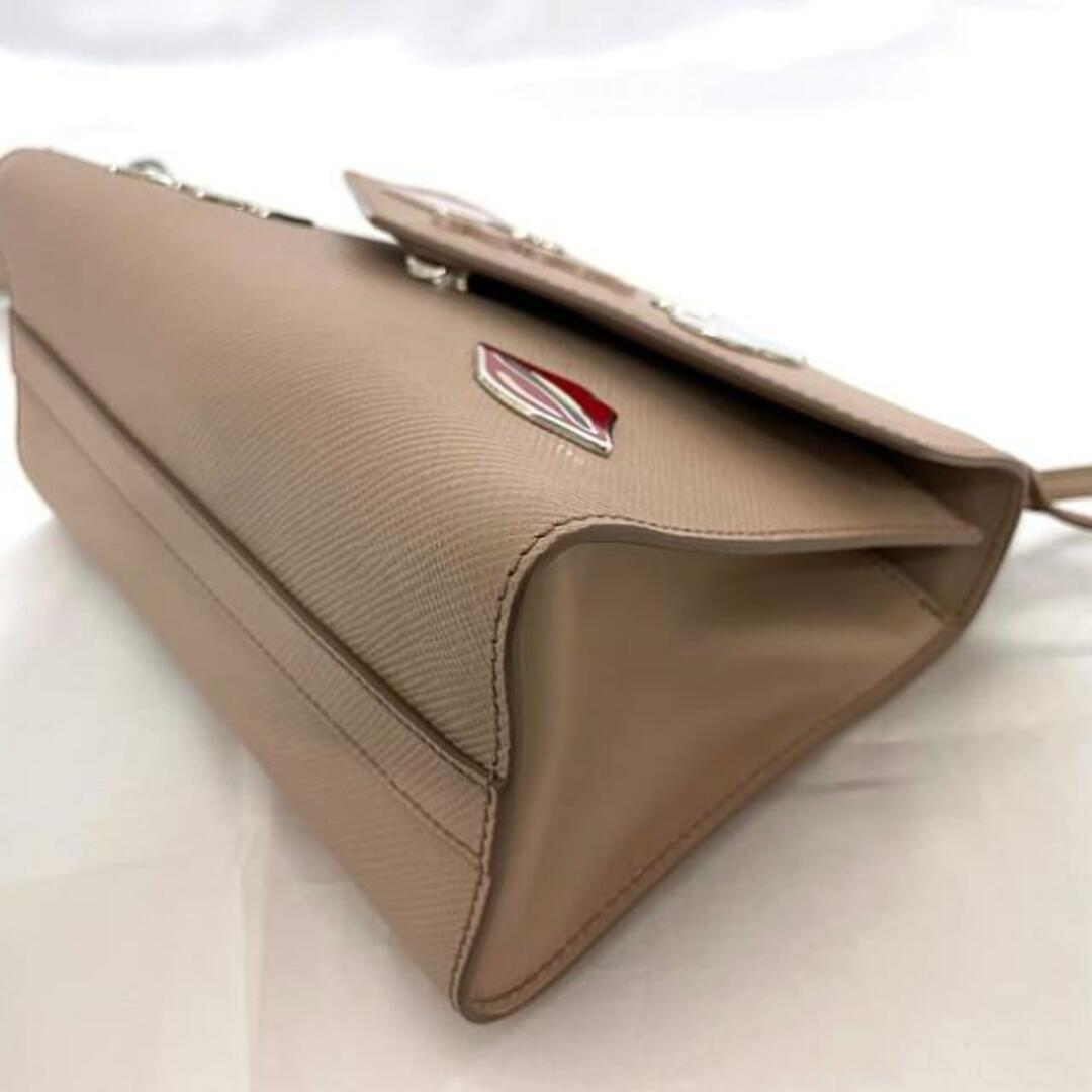 PRADA - プラダ チェーン ショルダーバッグ ベージュ 1BD127 美 PRADA - プラダ チェーン ショルダーバッグ ベージュ 1BD127 美
