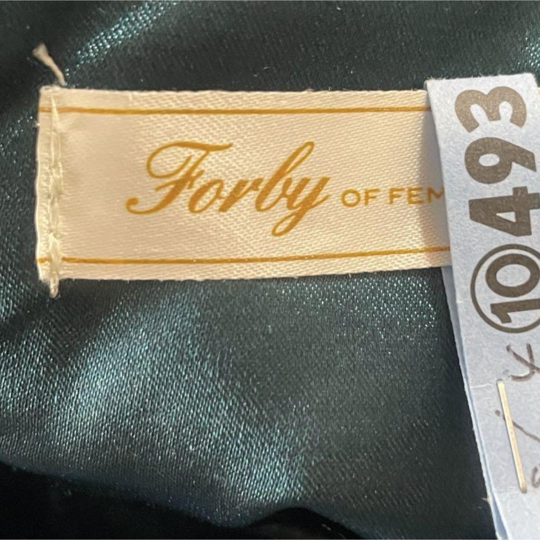 Forby OF FEMME 膝丈上ドレス　エメラルドグリーン レディースのワンピース(ひざ丈ワンピース)の商品写真