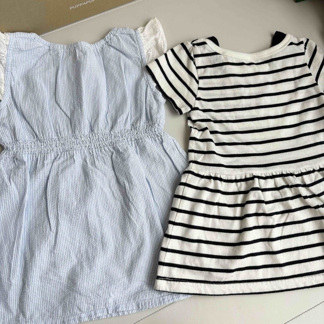 女の子 ワンピースセット 90 95 キッズ/ベビー/マタニティのキッズ服女の子用(90cm~)(ワンピース)の商品写真