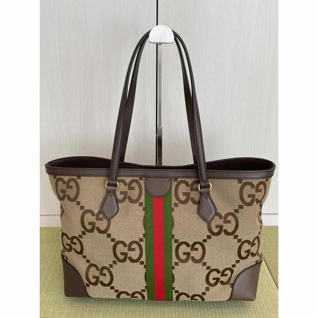 Gucci(グッチ)のGUCCIグッチオフィディア ジャンボGGトートバッグ 美品 レディースのバッグ(トートバッグ)の商品写真