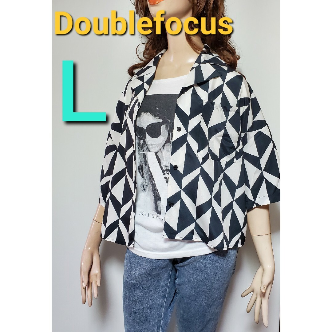 Doublefocus 柄シャツ　総柄 レディースのトップス(シャツ/ブラウス(長袖/七分))の商品写真