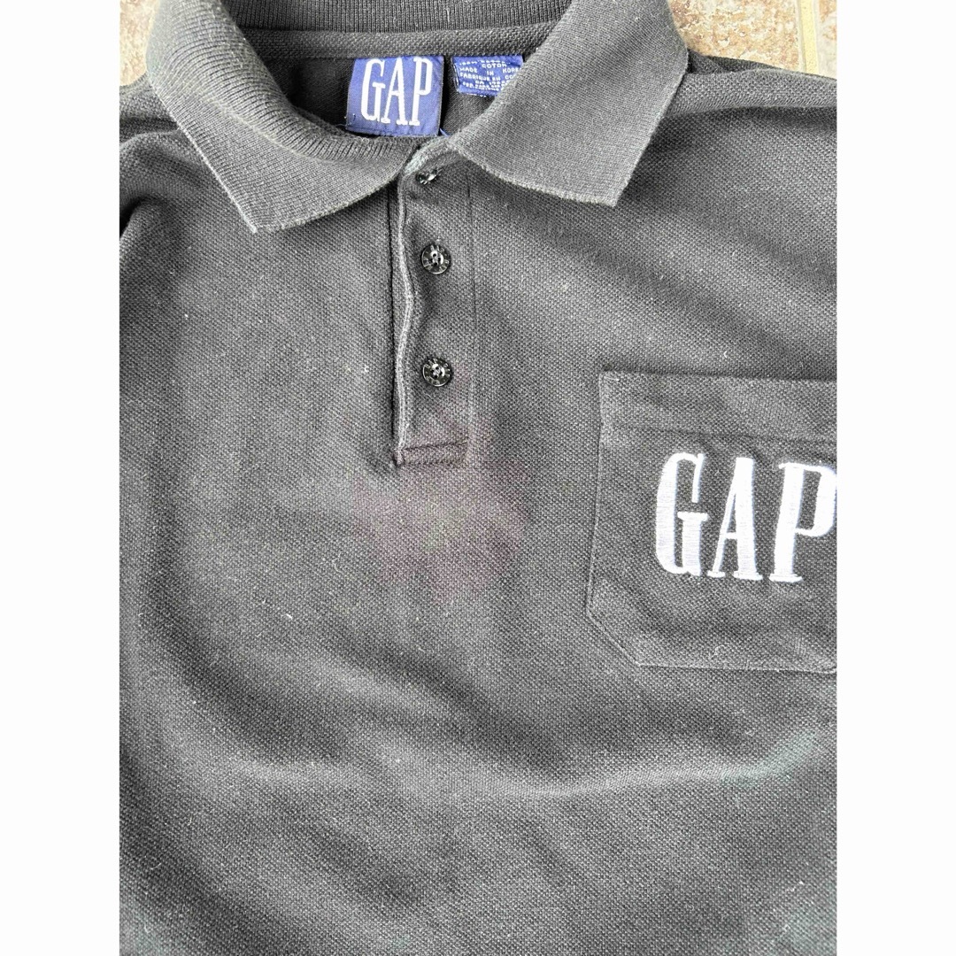 OLD GAP 半袖ポロシャツ　デカタグ スポーツ/アウトドアのサッカー/フットサル(応援グッズ)の商品写真