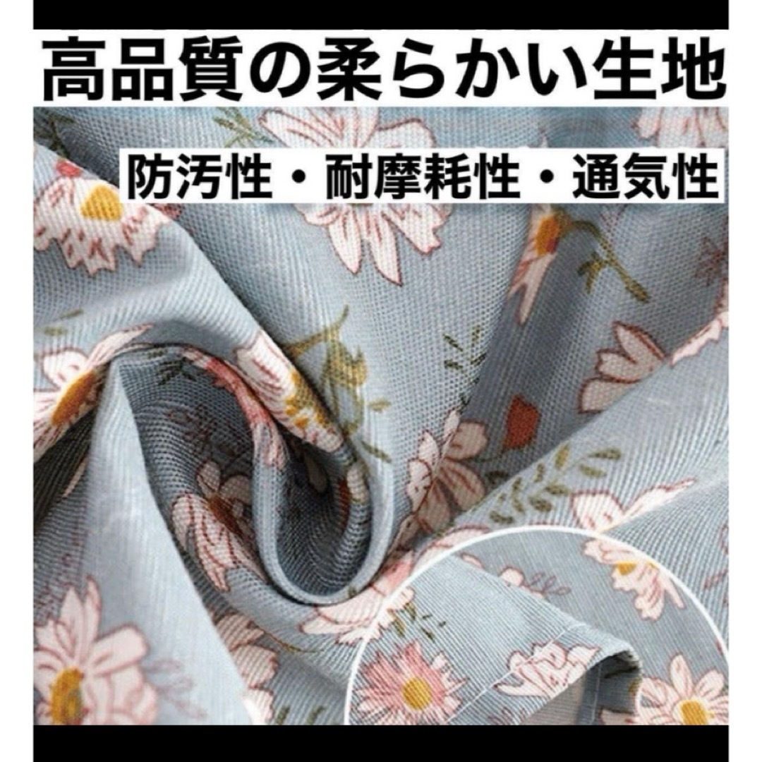 割烹着&エプロンセット　スモック.かわいい.保育士、介護　ガーデニング.新品 インテリア/住まい/日用品のキッチン/食器(収納/キッチン雑貨)の商品写真