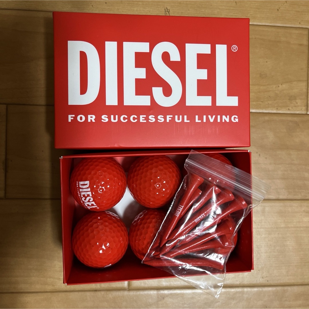 DIESEL(ディーゼル)のデイーゼル　ノベルティ　ゴルフボール　ショートティ メンズのメンズ その他(その他)の商品写真