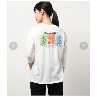 【Honeys】トムとジェリー７分袖Ｔ　M(Tシャツ(長袖/七分))