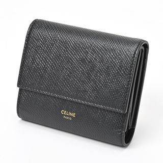 セリーヌ(celine)のセリーヌ / CELINE　スモール トリフォールドウォレット　10B573BEL.38NO　ブラック　【中古】 商品番号 S-155558(財布)