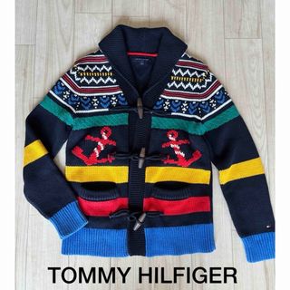 TOMMY HILFIGER - 97. TOMMY HILFIGER.ダッフルニットカーディガン.Sサイズ