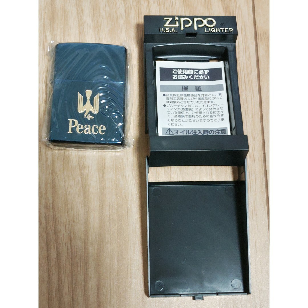 ZIPPO(ジッポー)の【未使用品】 ZIPPO ピース Peace 限定 メンズのファッション小物(タバコグッズ)の商品写真