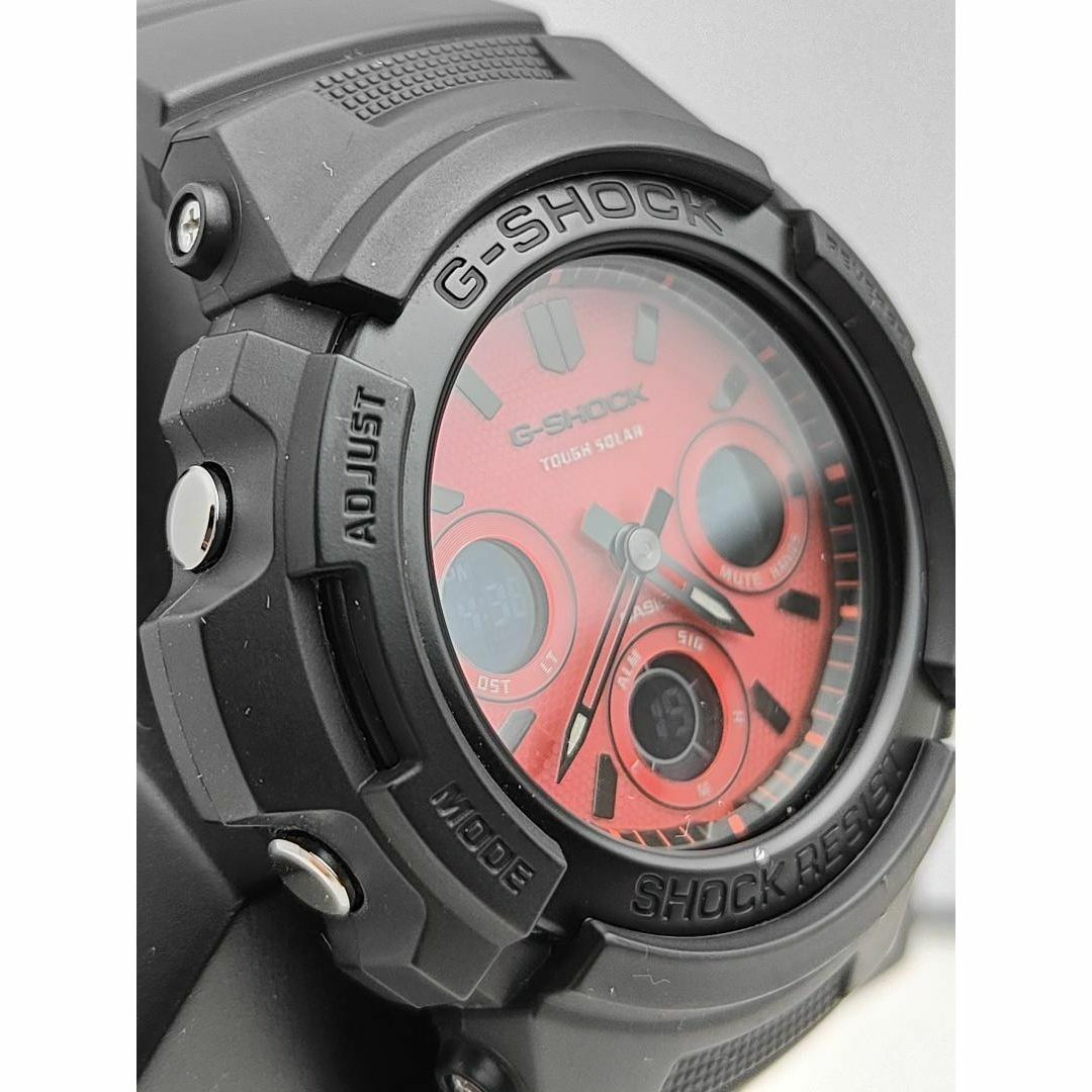 G-SHOCK(ジーショック)のCASIO Gショック AWG-M100SAR-1AJF メンズの時計(腕時計(アナログ))の商品写真