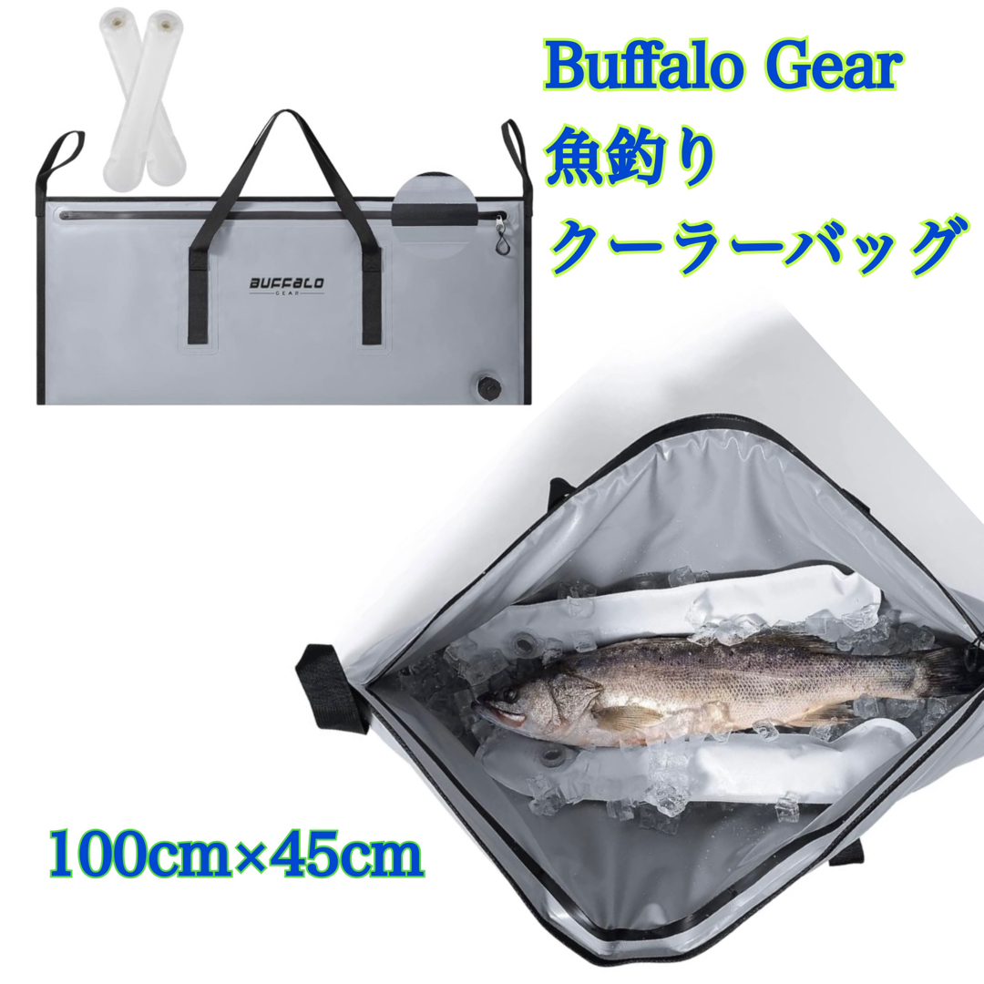 【未使用 おまけ付き】Buffalo Gear フィッシュ クーラーバッグ スポーツ/アウトドアのフィッシング(その他)の商品写真