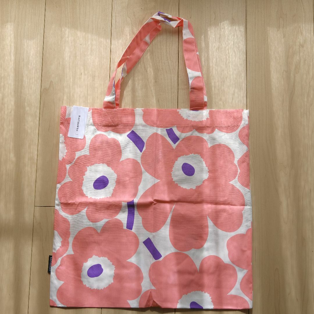 marimekko(マリメッコ)のマリメッコウニッコトートバック　エコバッグ ピンク レディースのバッグ(エコバッグ)の商品写真