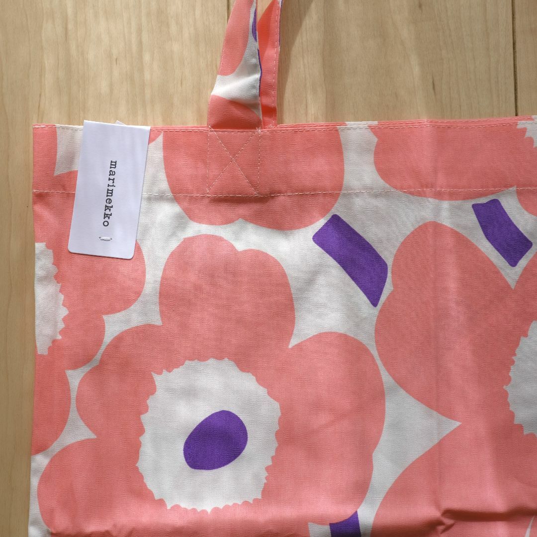 marimekko(マリメッコ)のマリメッコウニッコトートバック　エコバッグ ピンク レディースのバッグ(エコバッグ)の商品写真