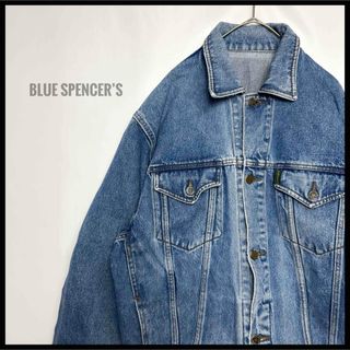 BLUE SPENCER’S Gジャン　デニムジャケット　ビッグシルエット　青(Gジャン/デニムジャケット)