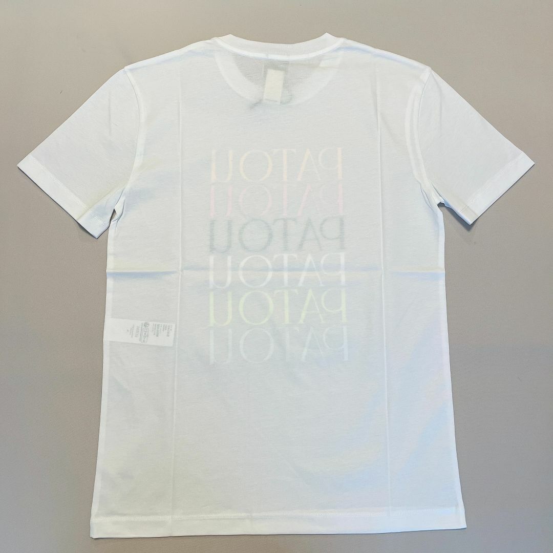 PATOU(パトゥ)のPATOU パトゥ！パトゥ！パトゥ！ロゴ プリント コットン Tシャツ レディースのトップス(Tシャツ(半袖/袖なし))の商品写真