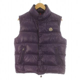 モンクレール(MONCLER)のMONCLER ダウンベスト ワッペン 2 M 紫 43330/50/68959(ダウンベスト)