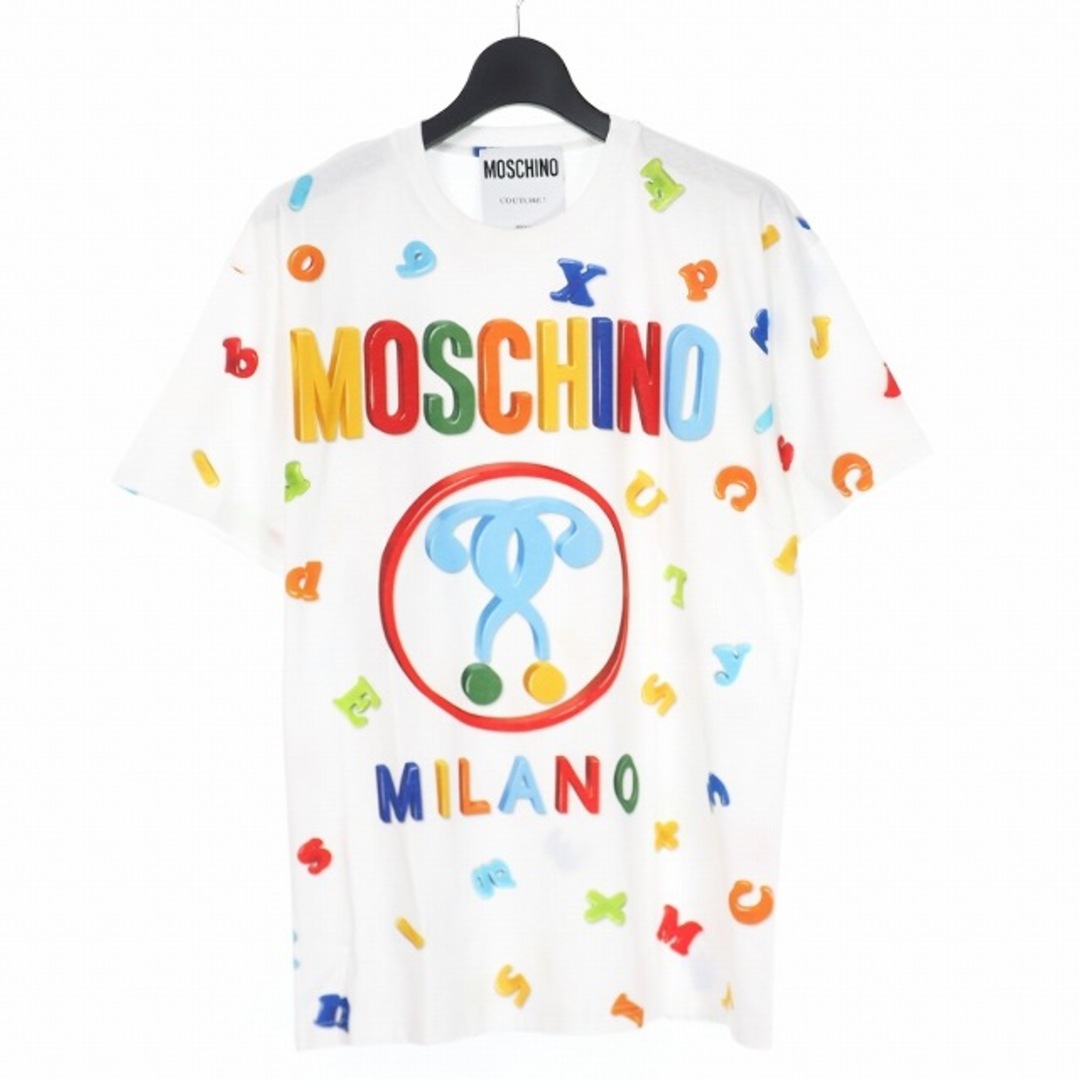 MOSCHINO(モスキーノ)のモスキーノ MOSCHINO 20SS ダブルクエスチョン プリント Tシャツ  メンズのトップス(Tシャツ/カットソー(半袖/袖なし))の商品写真