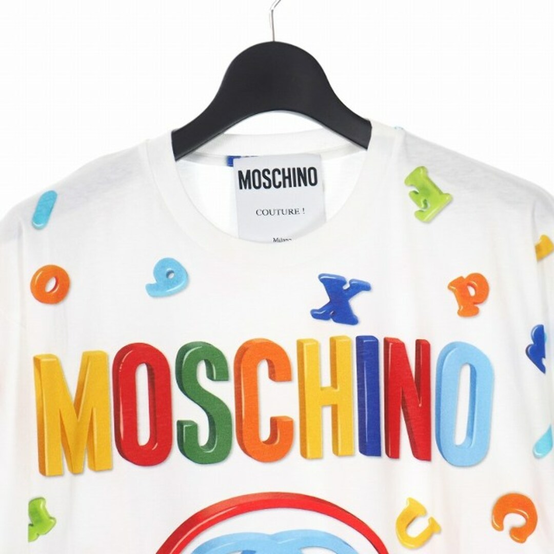 MOSCHINO(モスキーノ)のモスキーノ MOSCHINO 20SS ダブルクエスチョン プリント Tシャツ  メンズのトップス(Tシャツ/カットソー(半袖/袖なし))の商品写真