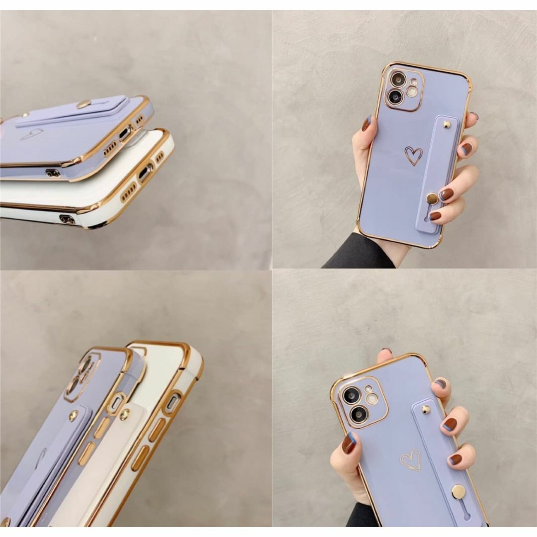 【色:パープル紫_サイズ:iPhone14ProMax】iPhone14ProM スマホ/家電/カメラのスマホアクセサリー(その他)の商品写真