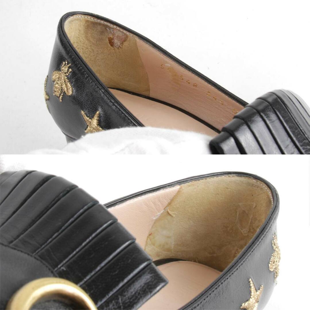 Gucci(グッチ)の『USED』 GUCCI グッチ パンプス レザー ブラック【中古】 レディースの靴/シューズ(ハイヒール/パンプス)の商品写真