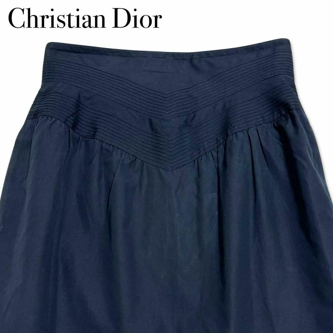 Christian Dior(クリスチャンディオール)のクリスチャンディオール ボトムス サイズM 洋服 レディース ブラック レディースのスカート(ひざ丈スカート)の商品写真