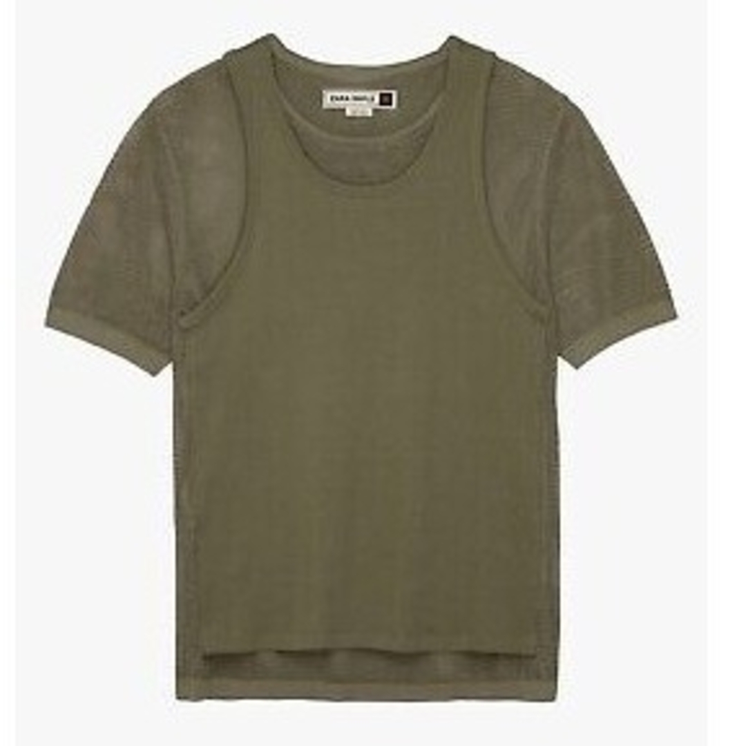 ZARA(ザラ)のZara Srpls Layered Tシャツ BNWT メンズのトップス(Tシャツ/カットソー(半袖/袖なし))の商品写真