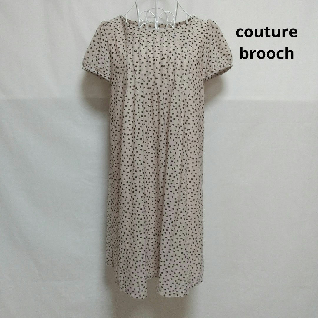 Couture Brooch(クチュールブローチ)のcouture brooch（ワールド）ミニワンピース 38 レディースのワンピース(ミニワンピース)の商品写真