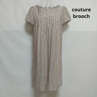 クチュールブローチ(Couture Brooch)のcouture brooch（ワールド）ミニワンピース 38(ミニワンピース)