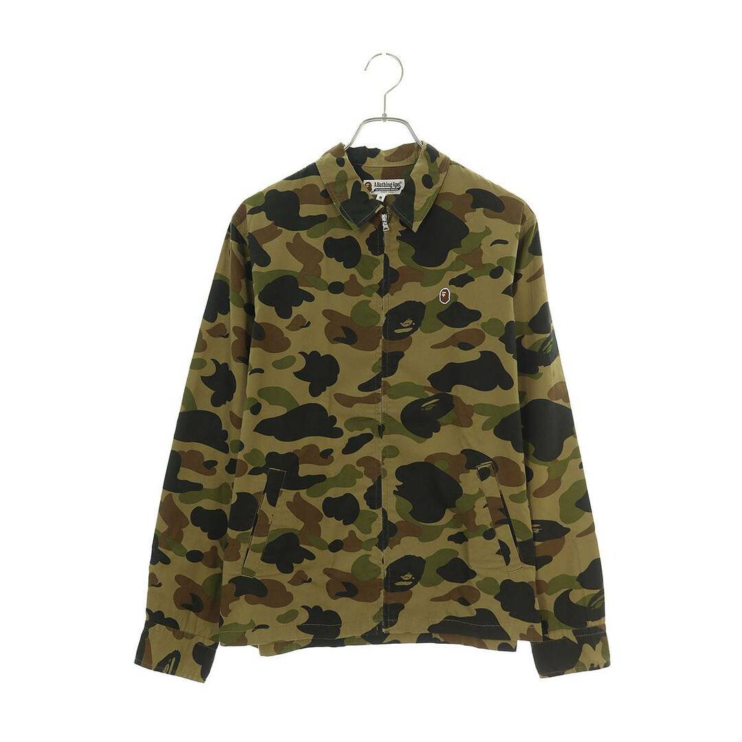 A BATHING APE(アベイシングエイプ)のアベイシングエイプ カモ総柄ジップアップ長袖シャツ メンズ M メンズのトップス(シャツ)の商品写真