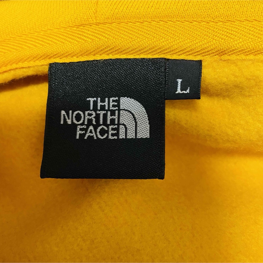 THE NORTH FACE(ザノースフェイス)のTHE NORTH FACE ジップパーカー◎希少カラーデカロゴ イエロー×白 メンズのトップス(パーカー)の商品写真