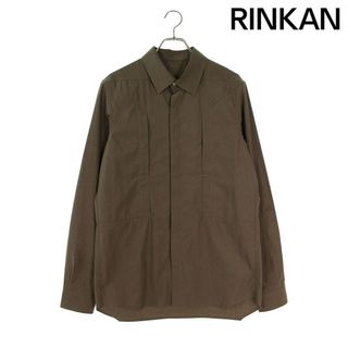 Rick Owens - リックオウエンス  23SS  RU01C4237-P スナップボタンスリム長袖シャツ メンズ 46