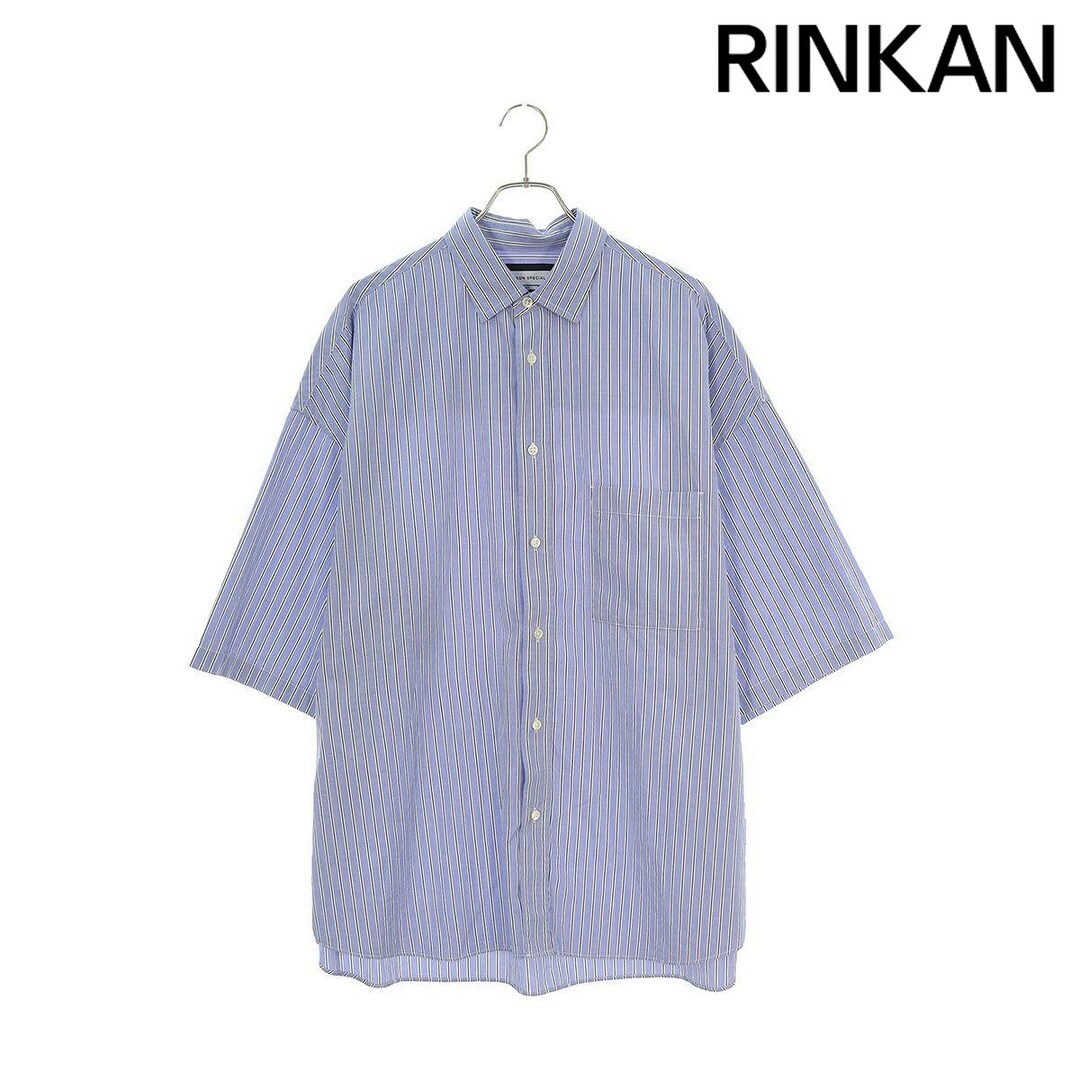 メゾンスペシャル MAISONSPECIAL  11231311202 Prime-Over Short Sleeve Shirt トーマスメイソンオーバーサイズ半袖シャツ メンズ 2 メンズのトップス(シャツ)の商品写真