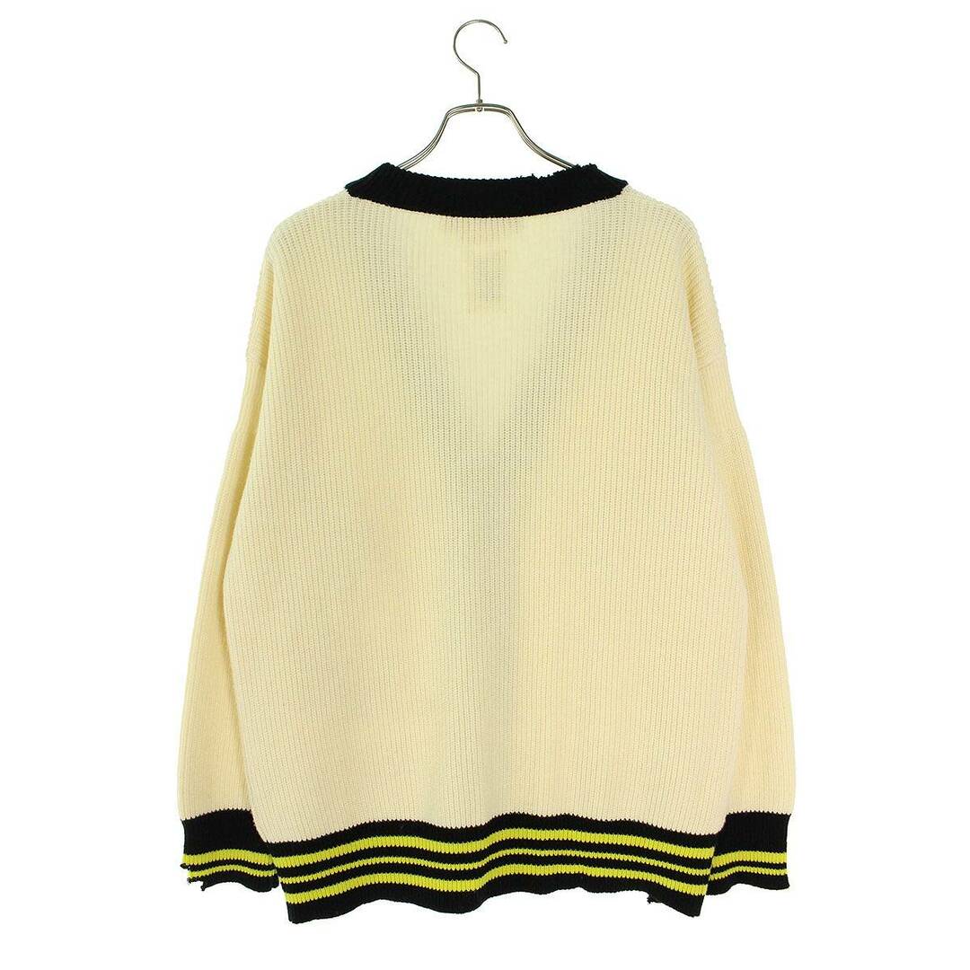 Marni(マルニ)のマルニ  23SS  PATCH COTTON WOOL CARDIGAN CDMG0090Q0 ダメージ加工パッチカーディガン メンズ 46 メンズのトップス(カーディガン)の商品写真