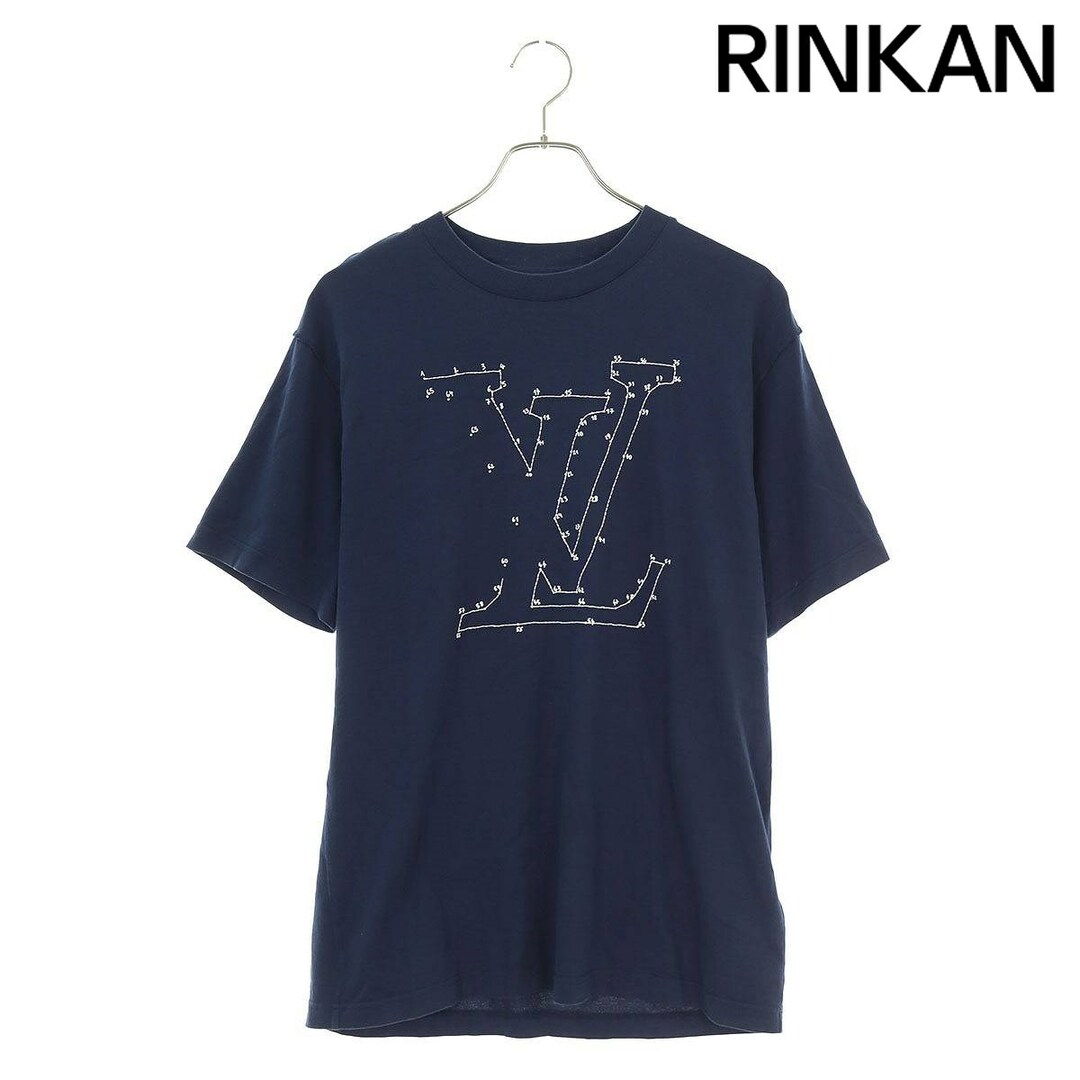 LOUIS VUITTON(ルイヴィトン)のルイヴィトン  21AW  RM212Q NPG HLY42W LVステッチプリントアンドエンブロイダリーTシャツ メンズ S メンズのトップス(Tシャツ/カットソー(半袖/袖なし))の商品写真