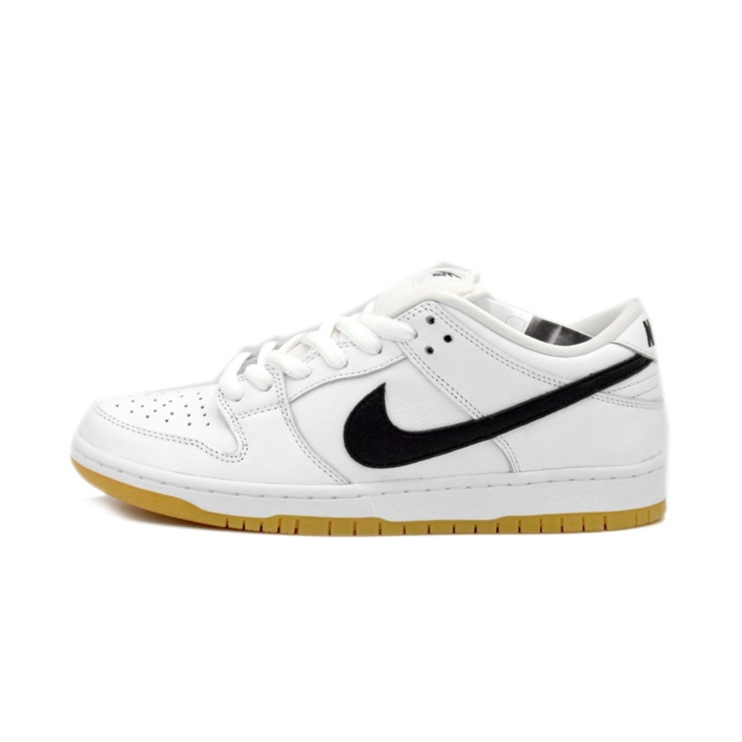 NIKE(ナイキ)のナイキ NIKE ■ 【 SB DUNK LOW PRO White Black White Gum Light Brown CD2563 101 】 SB ダンク ロー プロ ブラック ホワイト ガム ライト ブラウン スニーカー　h0734 メンズの靴/シューズ(スニーカー)の商品写真