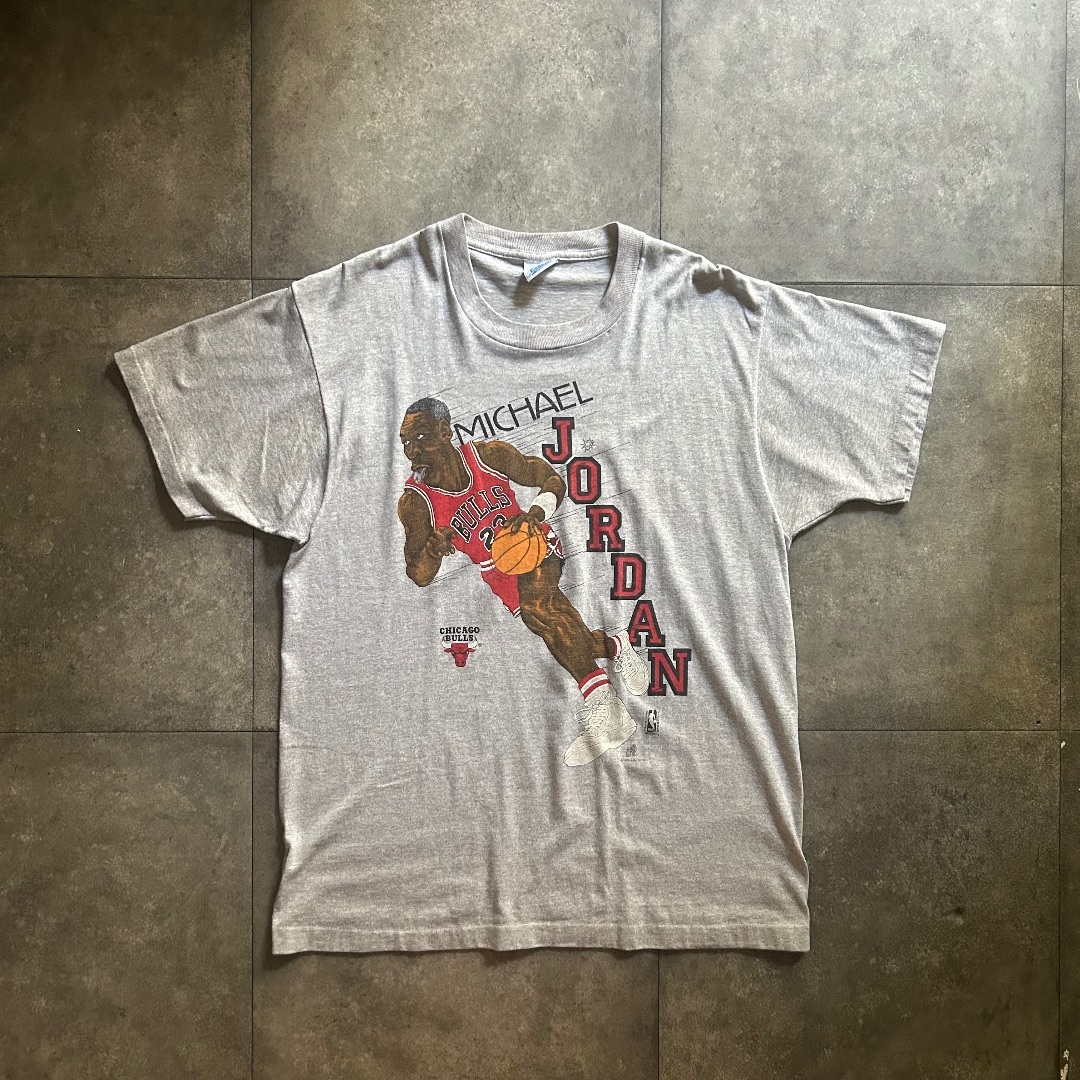 80s マイケルジョーダン tシャツ USA製 XL グレー 80s マイケルジョーダン tシャツ USA製 XL グレー