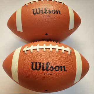 ウィルソン(wilson)の【アメリカンフットボール】ウィルソン　F1552　※アメフトボール２つセット(アメリカンフットボール)