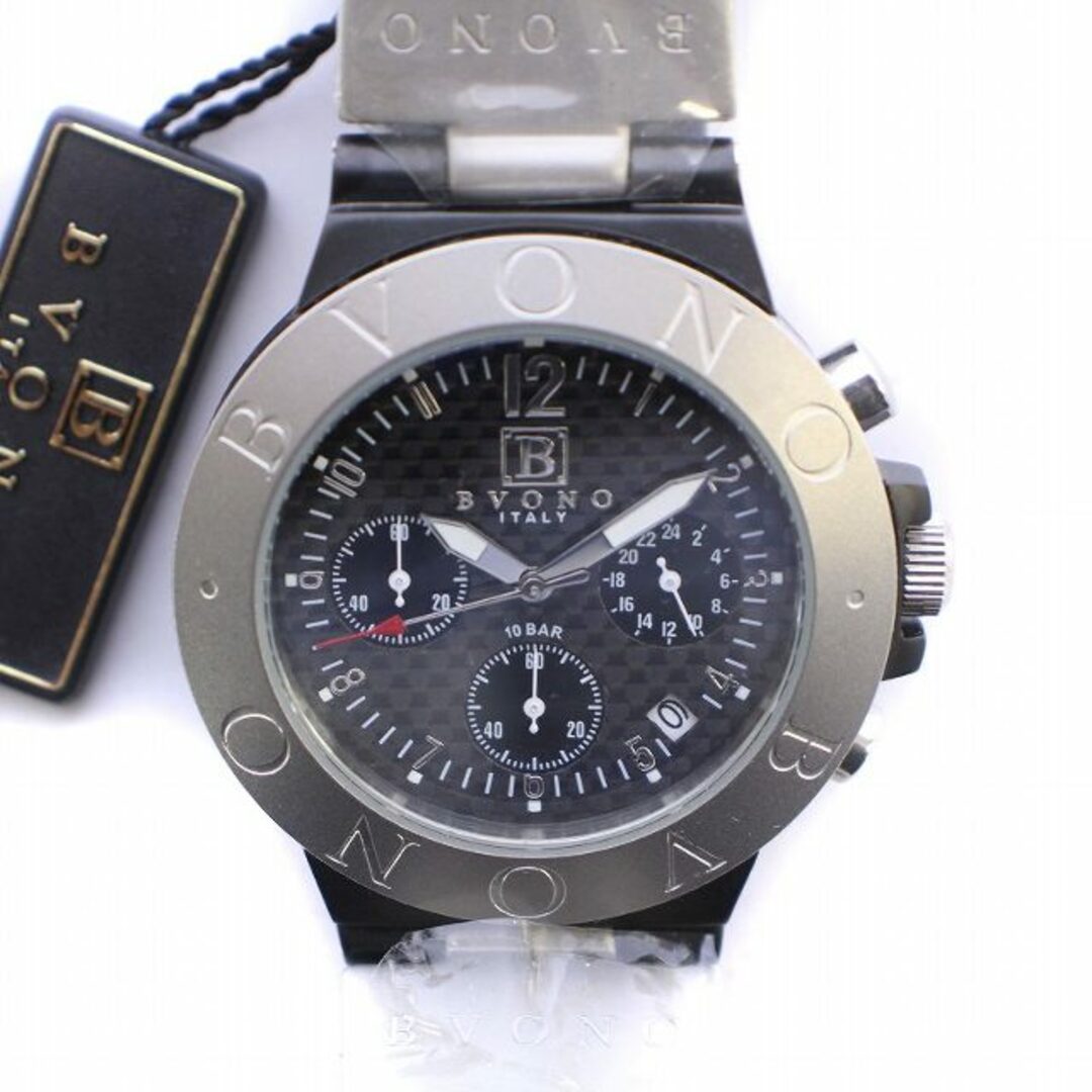 other(アザー)のBVONO 腕時計 ウォッチ アナログ クォーツ 3針 クロノグラフ ロゴ メンズの時計(腕時計(アナログ))の商品写真
