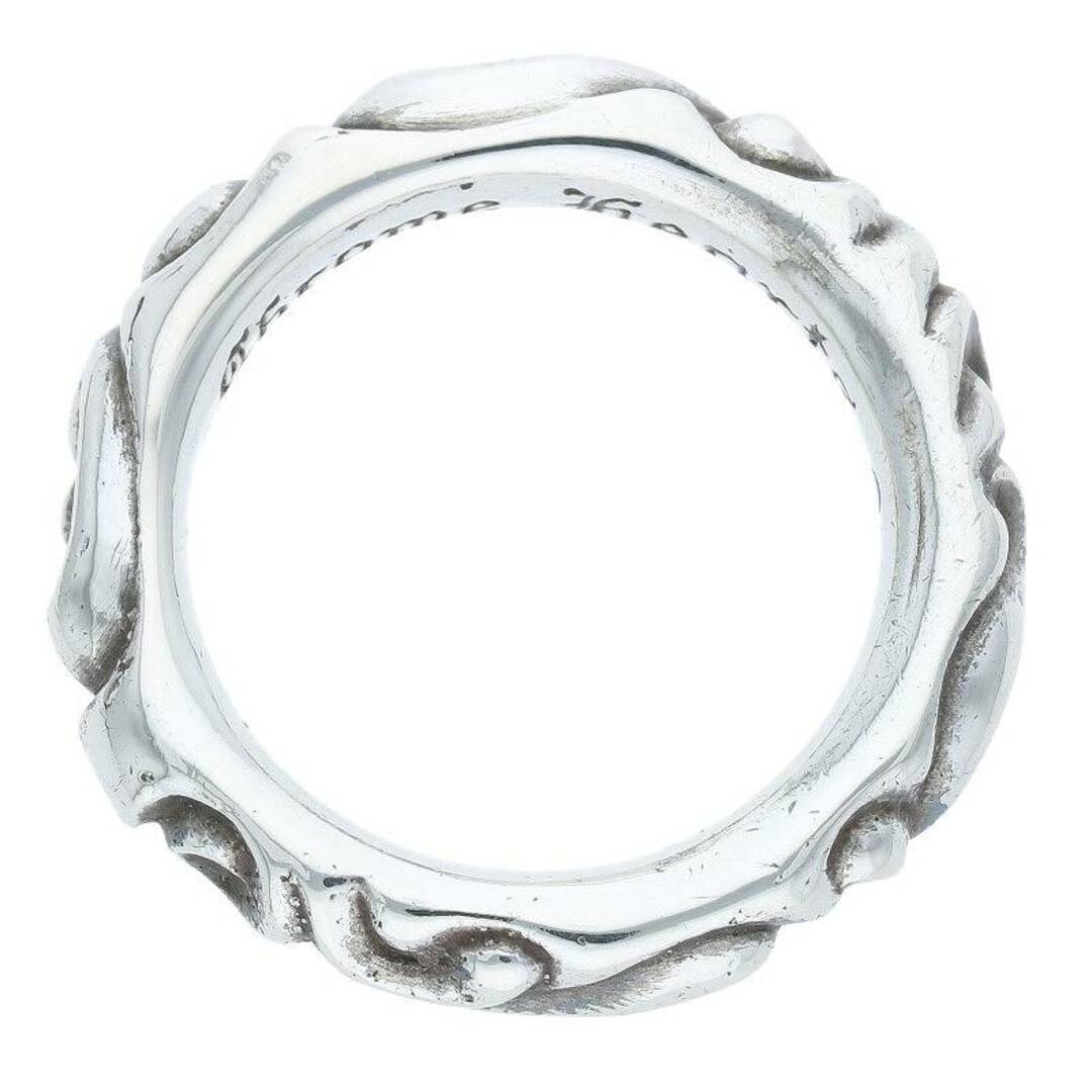 Chrome Hearts(クロムハーツ)のクロムハーツ  SCRL BAND/スクロールバンド シルバーリング メンズ 21号 メンズのアクセサリー(リング(指輪))の商品写真