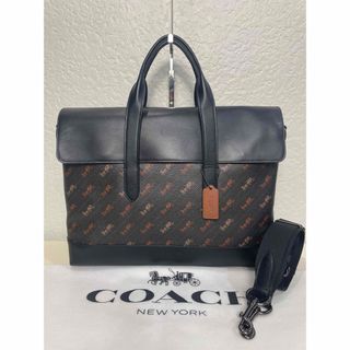 コーチ(COACH)の【未使用級】 コーチ メンテ済み　ビジネス 2way レザー　バッグ　273(ビジネスバッグ)