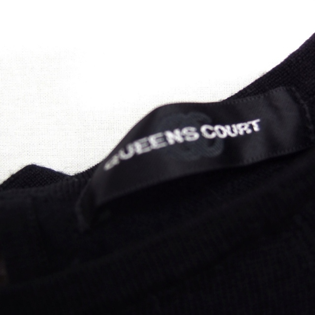 QUEENS COURT(クイーンズコート)のクイーンズコート QUEENS COURT 半袖 ニット セーター ボートネック レディースのトップス(ニット/セーター)の商品写真