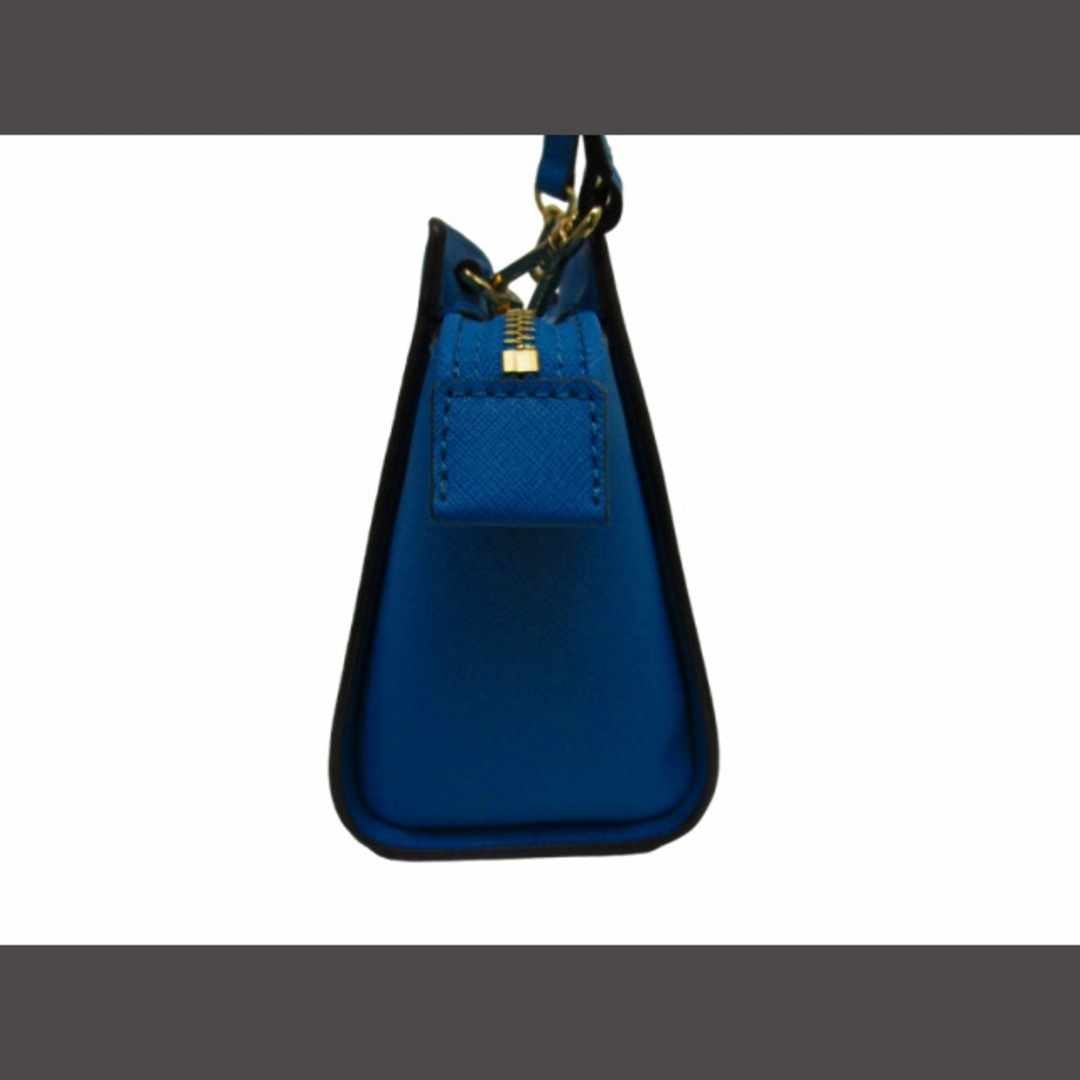 Michael Kors(マイケルコース)のマイケルコース レザー ショルダーバッグ 金金具 ターコイズブルー ■GY14 レディースのバッグ(ショルダーバッグ)の商品写真