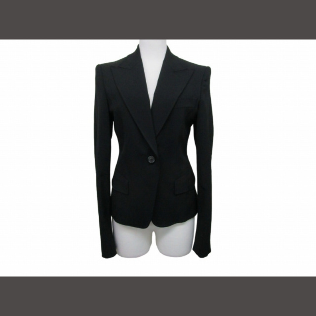 Gucci(グッチ)のグッチ GUCCI ウール スーツ スカート フォーマル 黒 38 ■WY レディースのフォーマル/ドレス(スーツ)の商品写真