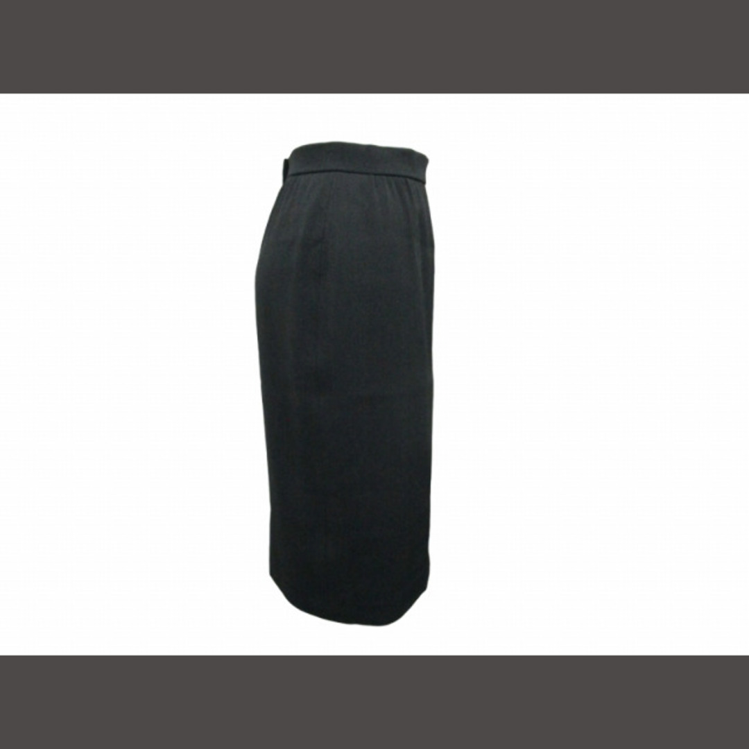 AKRIS(アクリス)のアクリス AKRIS ウール ひざ丈 タイトスカート 黒 US6 ■WY レディースのスカート(ひざ丈スカート)の商品写真