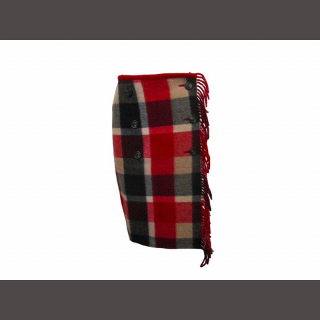 ブルーレーベルクレストブリッジ 美品 ウール 巻きスカート ■WY レディースのスカート(ひざ丈スカート)の商品写真