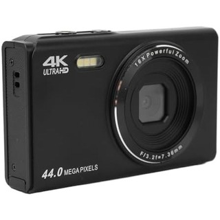 【最安値】ポータブル　ポイントシュートカメラ　2.4 インチスクリーン　ブラック(コンパクトデジタルカメラ)