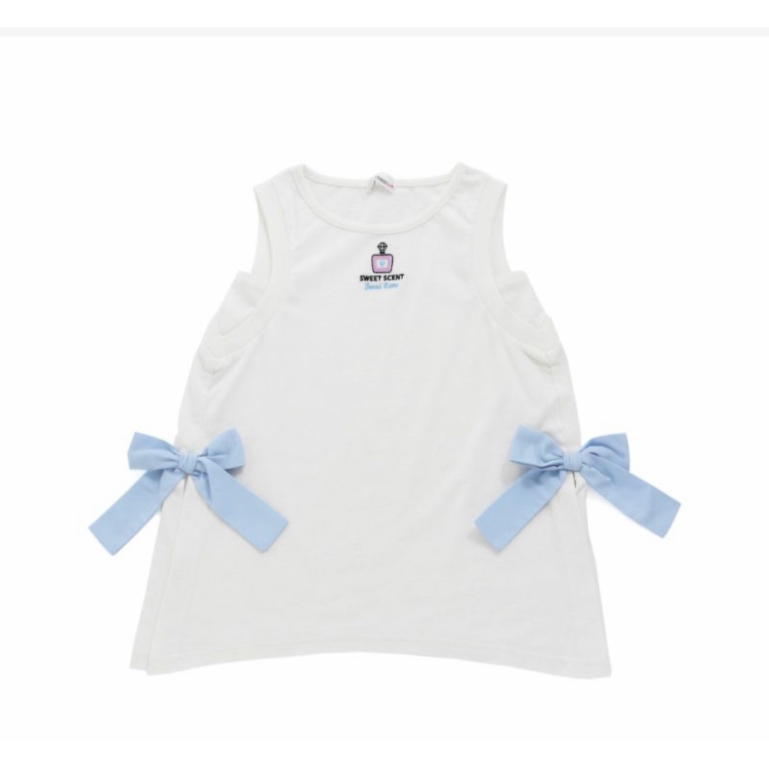 JENNI(ジェニィ)のサイドリボンノースリーブTシャツ130 ランニング キッズ/ベビー/マタニティのキッズ服女の子用(90cm~)(Tシャツ/カットソー)の商品写真