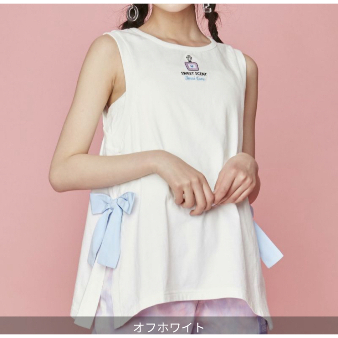 JENNI(ジェニィ)のサイドリボンノースリーブTシャツ130 ランニング キッズ/ベビー/マタニティのキッズ服女の子用(90cm~)(Tシャツ/カットソー)の商品写真