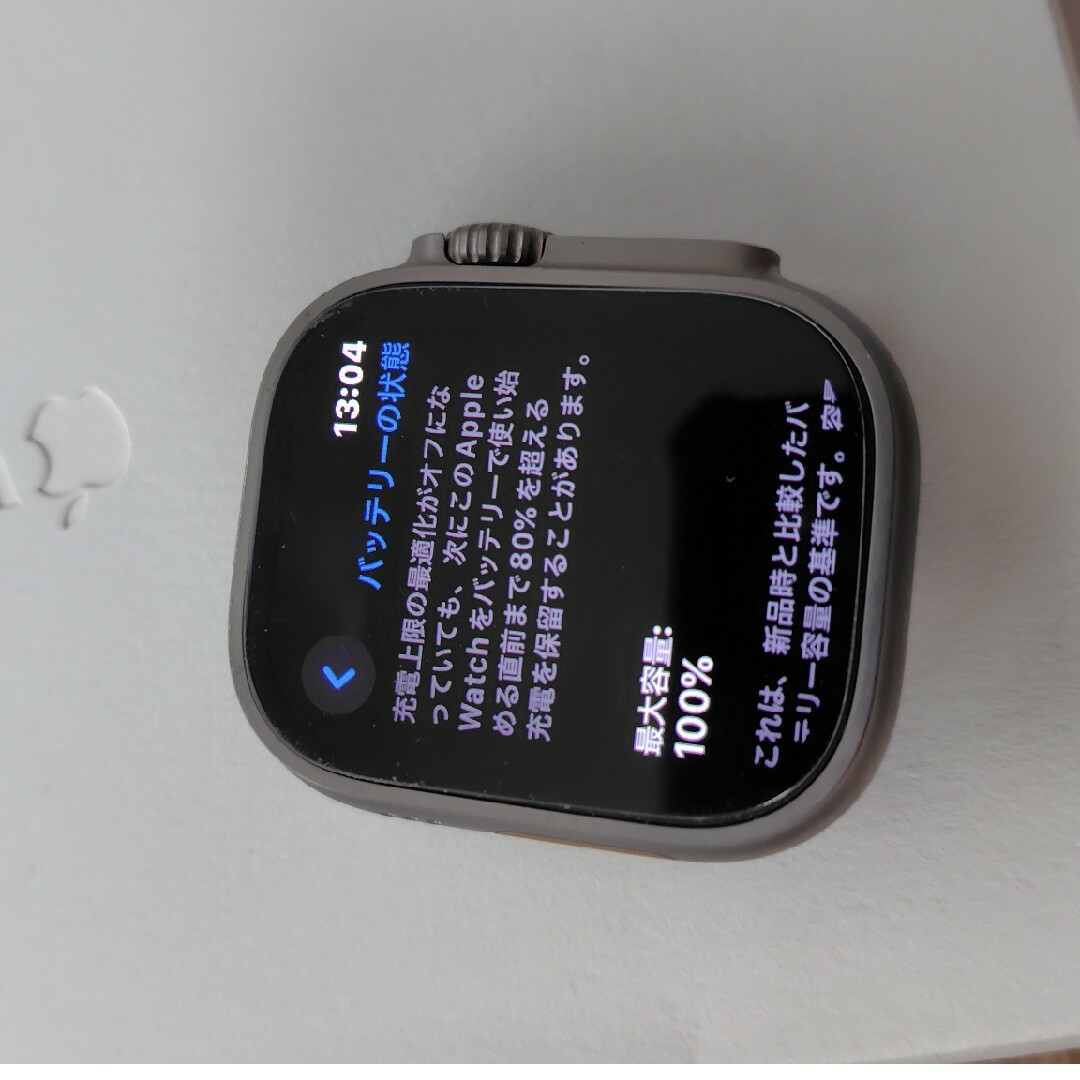 Apple Watch(アップルウォッチ)のバッテリ100%　Apple Watch　ウルトラ Cellular　耐衝撃ケー スマホ/家電/カメラのスマホ/家電/カメラ その他(その他)の商品写真