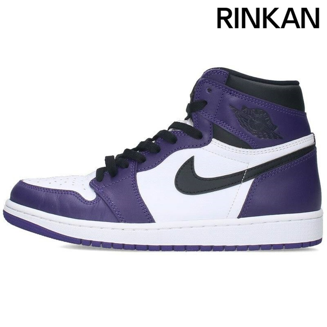 NIKE(ナイキ)のナイキ  AIR JORDAN 1 RETRO HIGH OG COURT PURPLE 555088-500 エア ジョーダン1レトロハイオージーコートパープルスニーカー メンズ 27.5cm メンズの靴/シューズ(スニーカー)の商品写真